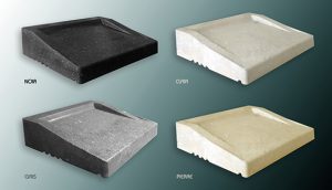 Appuis de fenêtres réalisés par la société ABVAL à partir de composites recyclés