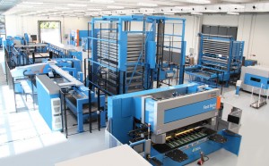 Pas moins de onze machines sont exposées en permanence, dont la ligne de production flexible PSBB